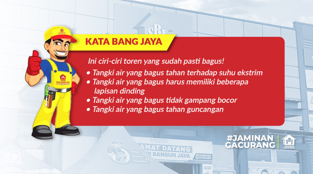Kata Bang Jaya soal Tandon Air
